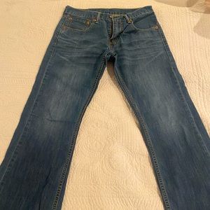 Men’s Levi Strauss 527 blue jeans